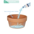thumbnail image 4 of 8 Inch Terracotta Shallow Succulent Pot - 2 Pack Large Terra Cotta Clay Pots with Drainage, Cacuts Terra-Cotta Indoor and Outdoor Planters with Drainage Hole, 4 of 7