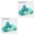 thumbnail image 2 of Injueey 20 LED Bola de algodón Decoración de vacaciones para el hogar Lámpara de cadena colgante para fiesta Boda Luz ambiental Verde fresco USB 2Conjunto, 2 of 6