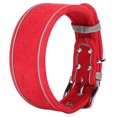 thumbnail image 4 of Dog Collar, Dog Reflective Collars Prevent Rust Adjustable Light Breathable  For Pets Red,Pink,Brown,Dark Blue, 4 of 8