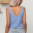 thumbnail image 4 of Camiseta sin mangas Levamdar verano nudo torcido azul M, 4 of 6