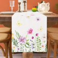 thumbnail image 2 of Luckyn Flowers Butterfly Spring Table Runner Kitchen Dining Table Decor 13x72 Inch, 2 of 7