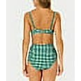 thumbnail image 2 of Gingham Retro Twist Bikini Top Swimsuit, 2 of 6