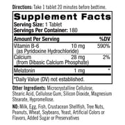أقراص Natrol Melatonin ، 1 ملغ ، 180 كونت