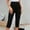 Black, variant on Women's Solid Color Casual Capri Leggings Lightweight And Breathable 7/8 Length Pants For Summer Comfort Comfortable Business Casual Pants for Women Leopard Pants Womens Pants with Pockets Casual