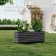 thumbnail image 5 of Garvee jardinera con ruedas y depósito de autoriego, cama de cultivo de acero galvanizado con ruedas con freno para uso interior o exterior, 5 of 7