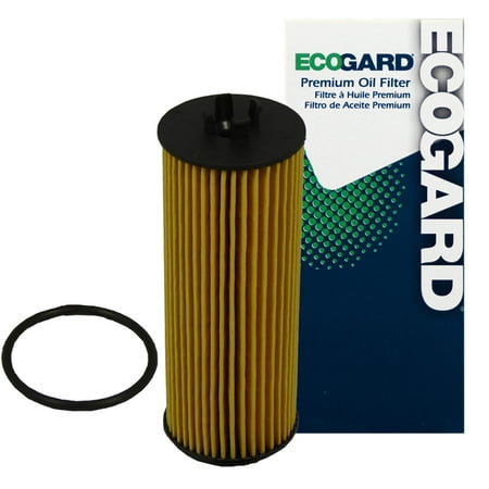 ECOGARD X6135 Cartridge Engine Oil Filter for Conventional Oil - Premium Replacement Fits Dodge Grand Caravan, Charger, Journey, Durango, Challenger, Avenger / Jeep Wrangler, Grand (Best Oil Filter For Jeep Wrangler)