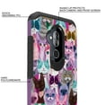thumbnail image 4 of FINCIBO Purple Hybrid Case Hard Plastic TPU Slim Back Cover for Alcatel 7 Folio 6062W 6", Cat Family, 4 of 7