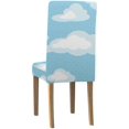 thumbnail image 2 of ABPHQTO Beauty Clouds Sky - Funda protectora para silla elástica, funda para asiento para comedor, hotel, boda, fiesta, juego de 1, 2 of 4