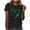 Black-B, variant on Womens St Patrick's Day T-Shirt Short Sleeve Crew Neck Cotton Shirt Irish Clover Shamrock Holiday Graphic Tee Tops