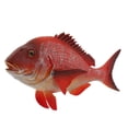 thumbnail image 2 of HILABEE Lifelike Animal Figurines Marine Action Educational Toys Red Red Snapper, 2 of 9