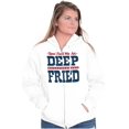 thumbnail image 3 of You Had Me At Deep Fried Southern Zip Up Hoodie Men's Women's Brisco Brands X, 3 of 6