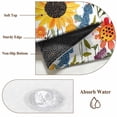 thumbnail image 6 of 2.7'x5' Area Rugs, Sunflower Indoor Outdoor Area Rug for Living Room Bedroom, Colorful Spring Floral Summer Botanical Washable Bathroom Rugs Kitchen Floor Carpet Mats Home Decor Aesthetic, 6 of 8