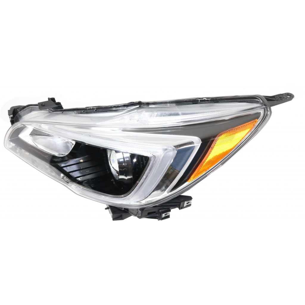 For Subaru Outback Headlight Assembly 2015 2016 2017 Pair Driver and Passenger Side w/ Bulbs Black Housing DOT Certified Replacement For SU2502149