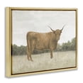 thumbnail image 3 of Stupell Industries Rustic Lodge Brown Cattle Gazing Gold Floating Frame Canvas Art, 31 x 25, by Jen Eitel, 3 of 8