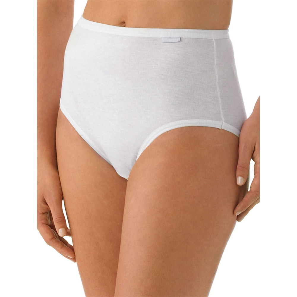 Jockey Jockey Women's Elance Brief 3 Pack, White, 5