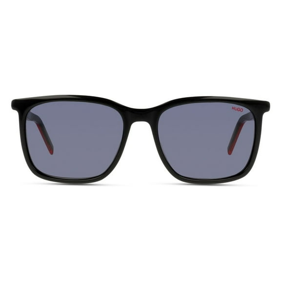 Hugo Boss 1027/S Full Rim Rectangular Black Redgd Sunglasses