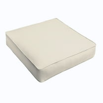 Sorra Home Ivory Indoor/Outdoor Deep Seating Cushion, Corded