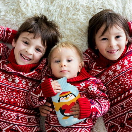 

WMYBD Kitchen Utensils & Gadgets Hot Water Bottle With Cover 750ML Bed Bottle With Soft Fleece Cover Bed Bottle Provides Warmth Gift