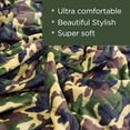 thumbnail image 6 of Electric Heated Throw Blanket 50" x 60" , 4 Hours Auto Shut-Off, Fast Warming, Full-Body Comfort, Luxuriously Soft, Machine Washable, Camo, 6 of 9