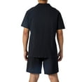thumbnail image 4 of Liacowi Men Two-piece Shorts Set Short Sleeve Shirt and Baggy Shorts, 4 of 6
