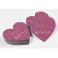 thumbnail image 4 of Inkdotpot 100 Pack Happy Holiday Favor Paper Tag Craft Real Rose Gold Foil Hang Tag, 4 of 6