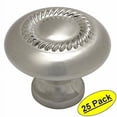 thumbnail image 2 of Cosmas 228SN Satin Nickel Rope Cabinet Hardware Knob - 1-1/4" Inch Diameter - 25 Pack, 2 of 3