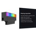 thumbnail image 3 of DIY 5V 3Pin Aura Sync ATX 24Pin a 90 Grados Placa base Cable Conector (Negro), 3 of 6