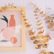 thumbnail image 4 of 20 hojas artificiales doradas con ramas y hojas, 38 cm, para jarrones, ramos de boda y decoración del hogar (dorado), 4 of 7