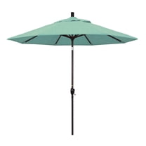 California Umbrella 9 ft. Aluminum Push Button Tilt Sunbrella Market Umbrella