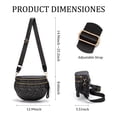 thumbnail image 4 of MEXS Bum Bag for Women Crossbody Bags Fanny Packs Sling Belt Purse Waist Chest Shoulder Bag, 4 of 6