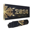 thumbnail image 2 of Disketp Gaming Mouse Pad Happy New Year 2024 Pattern Large Mouse Mat Long Extended Desk Pad Non-Slip Rubber Mice Pads Stitched Edges Thin Pad (11.8x31.5 Inch), 2 of 9