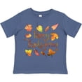 thumbnail image 3 of Inktastic Happy Thanksgiving Fall Leaves in Autumn Colors Boys or Girls Toddler T-Shirt, 3 of 5