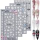 thumbnail image 1 of 5D Flower Nail Art Sticker Decals Hollow Exquisite Pattern Nail Art Supplies Self-Adhesive Luxurious DIY Nail, 1 of 4
