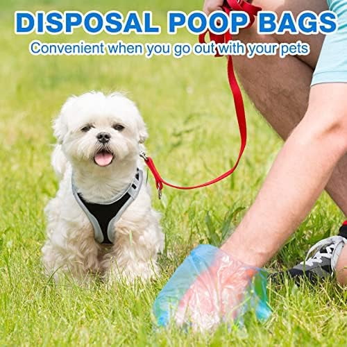 3000 Count Dog Poop Bags Pet Waste Bags for Poop with 3 Dispensers for Home, Outdoor, Puppy Walking, and Travel, 12 x 8.6 Inch(Blue)