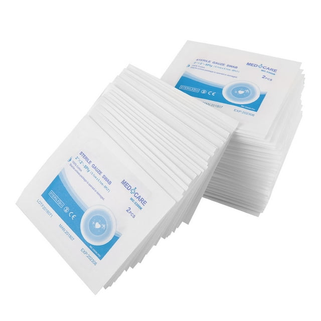 ,100% Cotton first aid Sterile Non Adherent Pads Precision Engineered