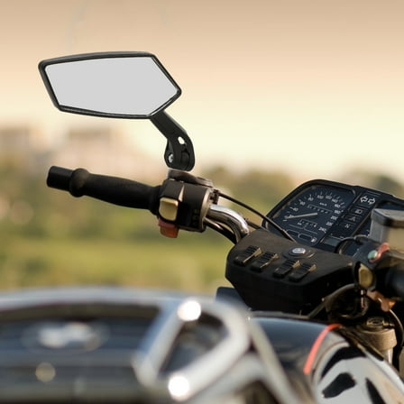 OUNONA  2 Pcs Motorbike Mirrors Universal Rearview Motorcycle Set Bar End
