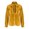 thumbnail image 3 of Uootdi Plus Size Sequin Tops for Women Sparkly Glitter Bow Crewneck Long Sleeve Shirts Evening Party Night Top Going Out Pullover Gift, 3 of 6