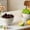 Beige-BG, variant on MMJ Double Layer Bowl Shaped PET Fruit Colander 5.31x5.31x3.54in Household Vegetable Washing Draining Storage Basket