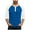 Blue, variant on Men's Casual Henley Shirts Baseball Shirt Vintage Raglan Long Sleeve Active Sports Tee Color Block Tops Yellow M(M)