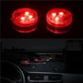 thumbnail image 3 of Sidaley 1 par de luces de advertencia inalámbricas universales para puerta de coche, luz LED intermitente roja para puerta abierta, parpadeo de Bombillas para automóviles Sidaley VI006225-00, 3 of 6