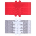 thumbnail image 1 of 8PCS Christmas Cloth Snowflake Napkin Ring Xmas Party Napkin Buckle Decoration, 1 of 7