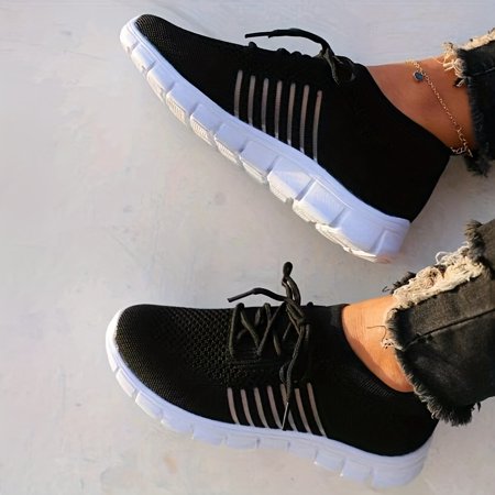 

Breathable Women s Mesh Running Shoes - Casual Low Top Sneakers