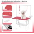 thumbnail image 3 of S-HOME 36 Inch Adjustable Dog Grooming Table in Sturdy MDF and Metal Material with Foldable Legs for Easy Storage, 3 of 9