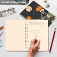 thumbnail image 4 of FORMRS 1-Subject Spiral Notebook 8" x 5" College Ruled 60 Refillable Sheet A5 Hard Cover, Halloween Skeleton Moon, 4 of 7