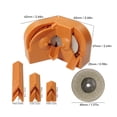 thumbnail image 4 of JUEGO DE AFILADOR DE BROCAS, Amoladora de Alta Precisión, Disco Abrasivo de Diamante de 10 piezas, Afilado en 5 segundos, para procesamiento de madera/metal, 4 of 7