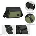 thumbnail image 6 of Linnome Crossbody Shoulder Bag For Men Women Casual Chest Pack Daily Commute Travel Hiking Lightweight Water Resistant, 6 of 6
