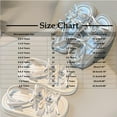 thumbnail image 4 of Viluyesy Girls' Bow Accent Sandals Princess-Style Open-Toe Beach Shoes for Summer, Lightweight Casual Sandals for Toddlers and Kids White Size 2.5, 4 of 10