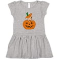 thumbnail image 3 of Inktastic Halloween Chihuahua Pumpkin Girls Toddler Dress, 3 of 5