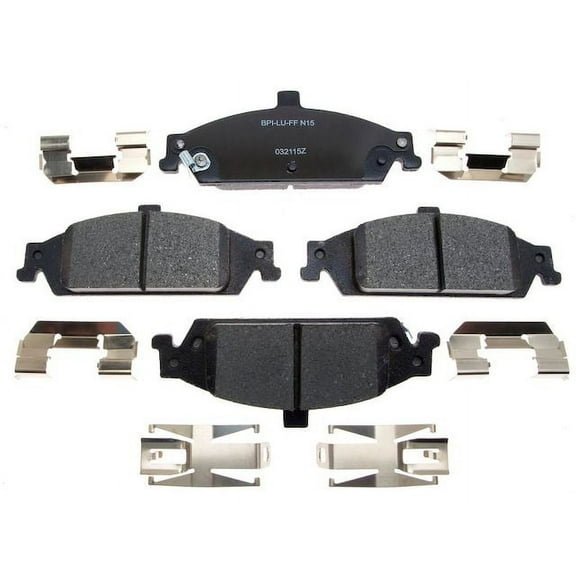 Front Brake Pad Set - Compatible with 1999 - 2005 Pontiac Grand Am 2000 2001 2002 2003 2004