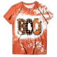 thumbnail image 4 of Akiihool Halloween Costumes Halloween T Shirt Women Vintage Graphic Coffee Tees Shirt Short Sleeve Casual Funny Halloween Party Shirts Orange,XXL, 4 of 5